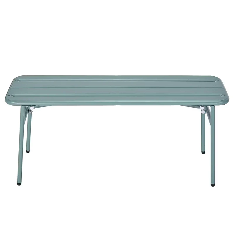 LINESIDE Gartenmöbel-Set 3-teilig – Stahl Bistro-Set in Salbeigrün