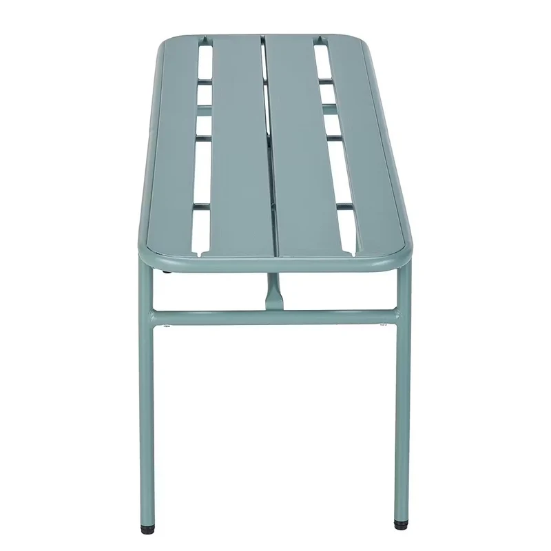 LINESIDE Gartenmöbel-Set 3-teilig – Stahl Bistro-Set in Salbeigrün