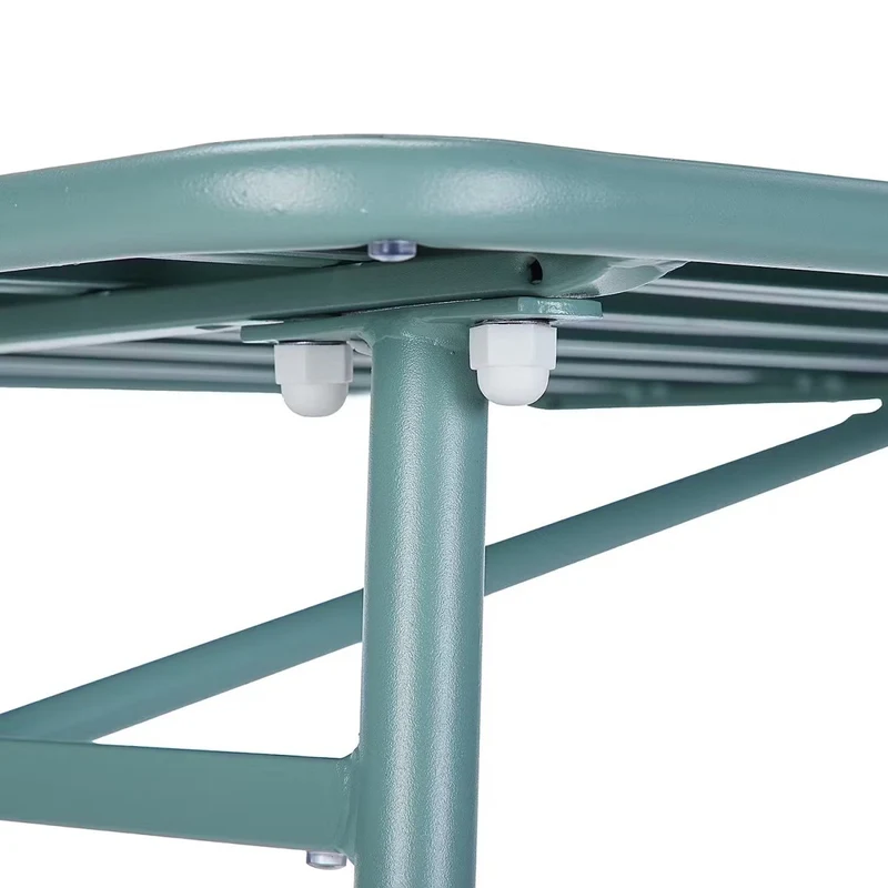 LINESIDE Gartenmöbel-Set 3-teilig – Stahl Bistro-Set in Salbeigrün