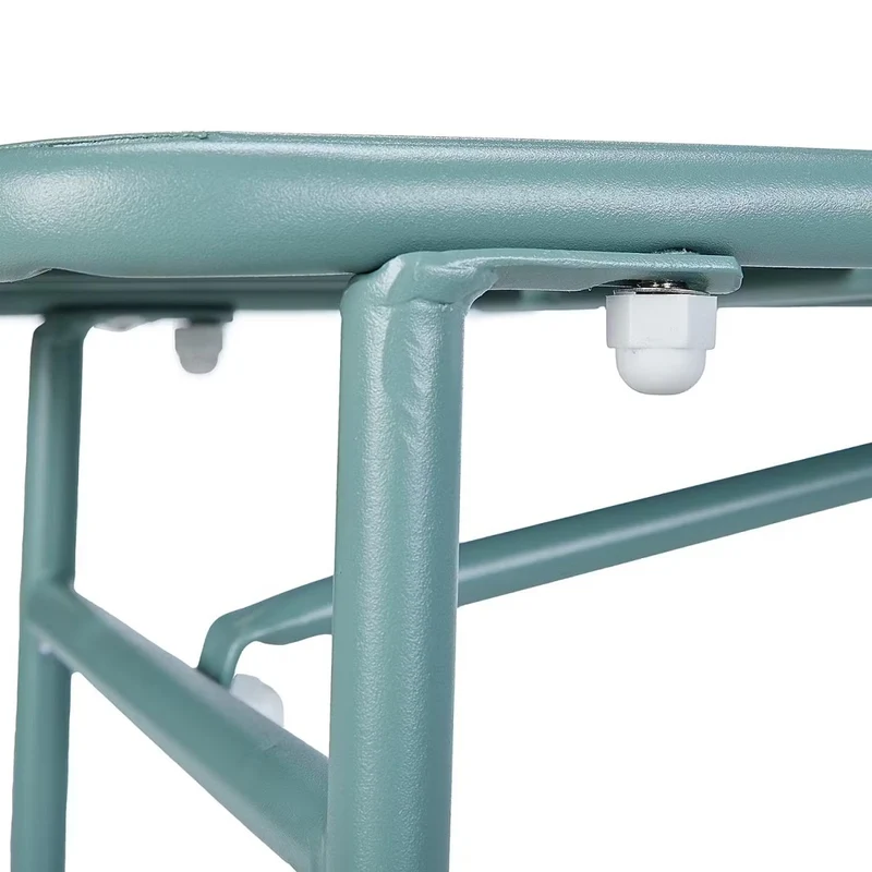 LINESIDE Gartenmöbel-Set 3-teilig – Stahl Bistro-Set in Salbeigrün