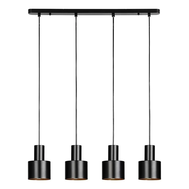 ISAK Pendelleuchte – Moderne 4-flammige Industrial Deckenlampe aus Eisen