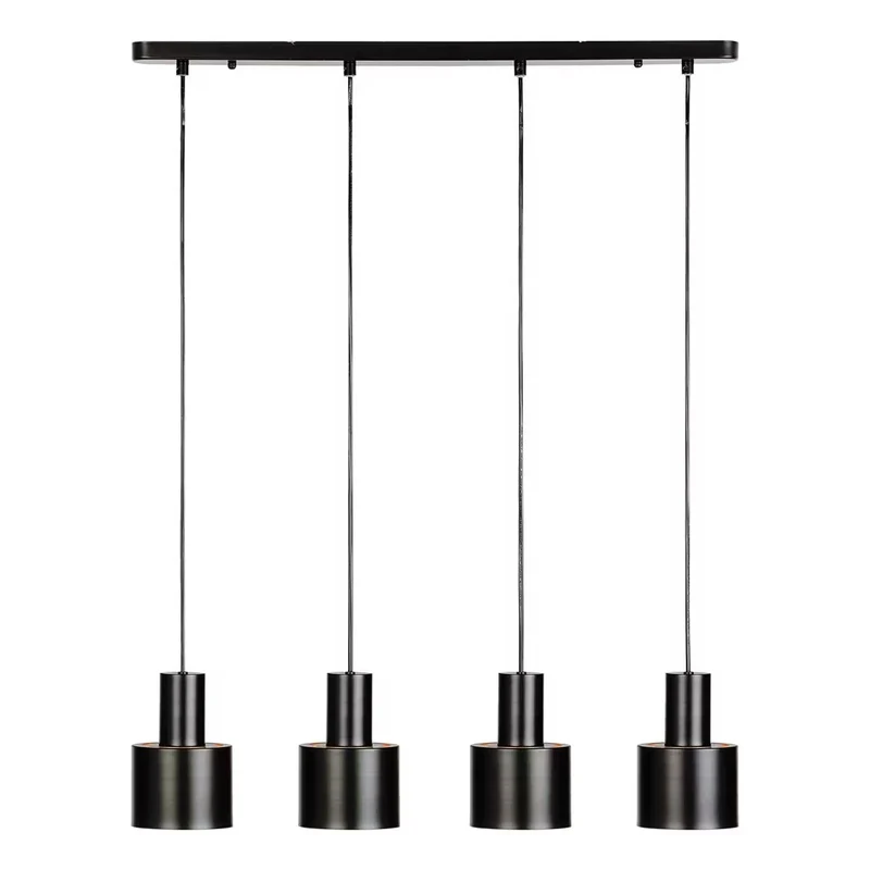 ISAK Pendelleuchte – Moderne 4-flammige Industrial Deckenlampe aus Eisen