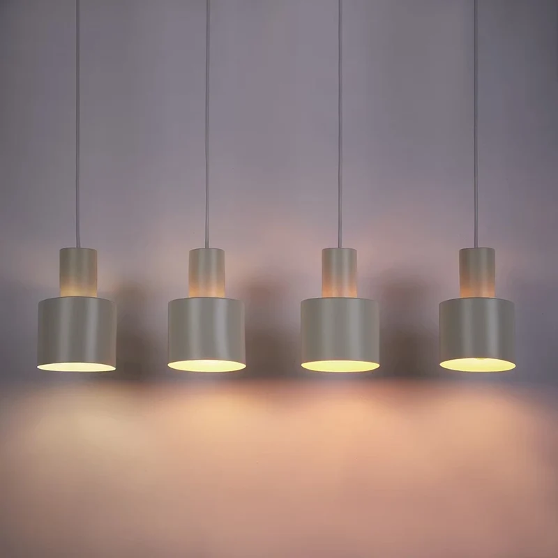 ISAK Pendelleuchte – Moderne 4-flammige Industrial Deckenlampe aus Eisen