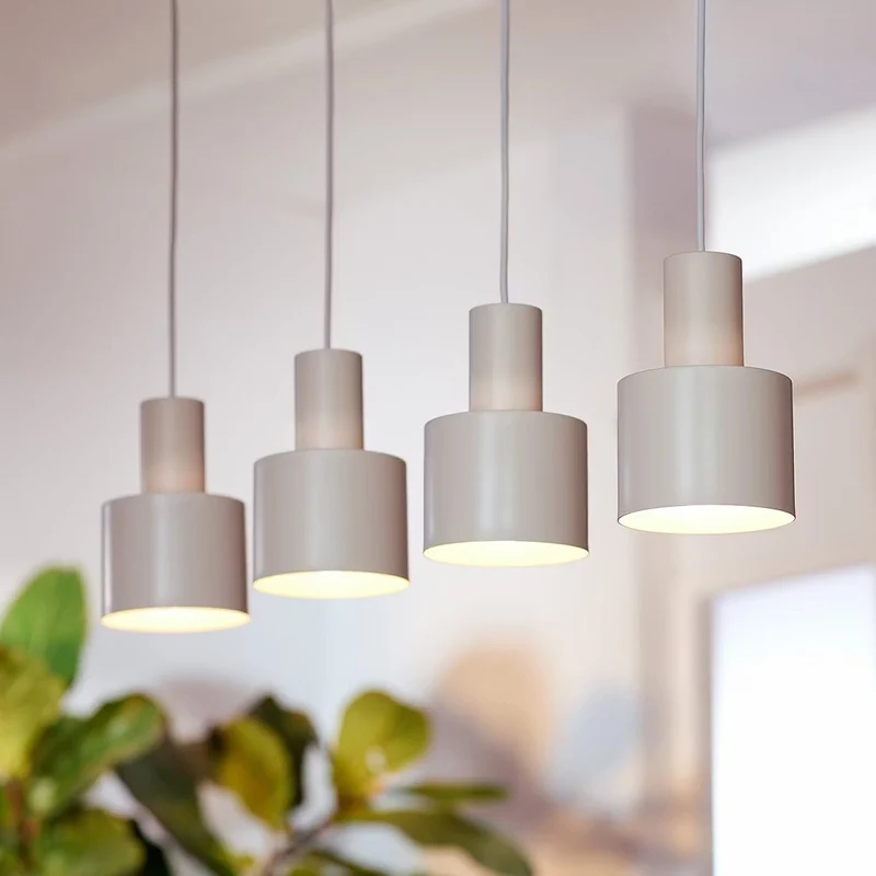 ISAK Pendelleuchte – Moderne 4-flammige Industrial Deckenlampe aus Eisen