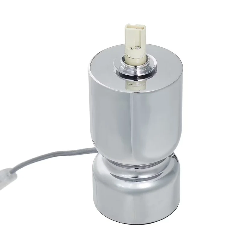 CHROME Tischleuchte – Moderne Glas- & Chrom-Design Tischlampe