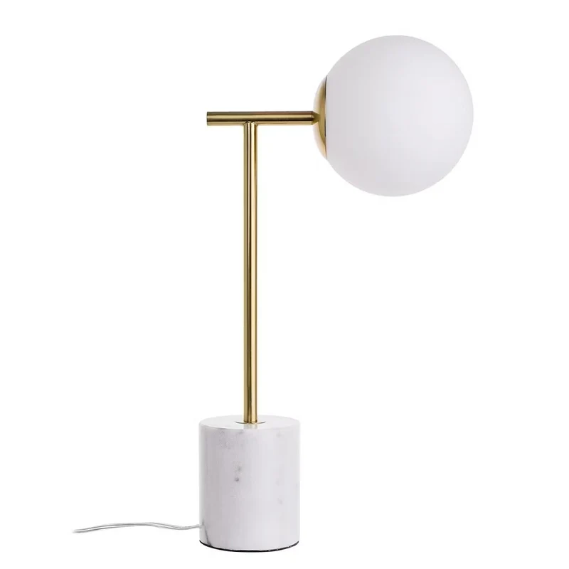 LUNA Tischleuchte – Elegantes Design aus Marmor, Glas & Metall
