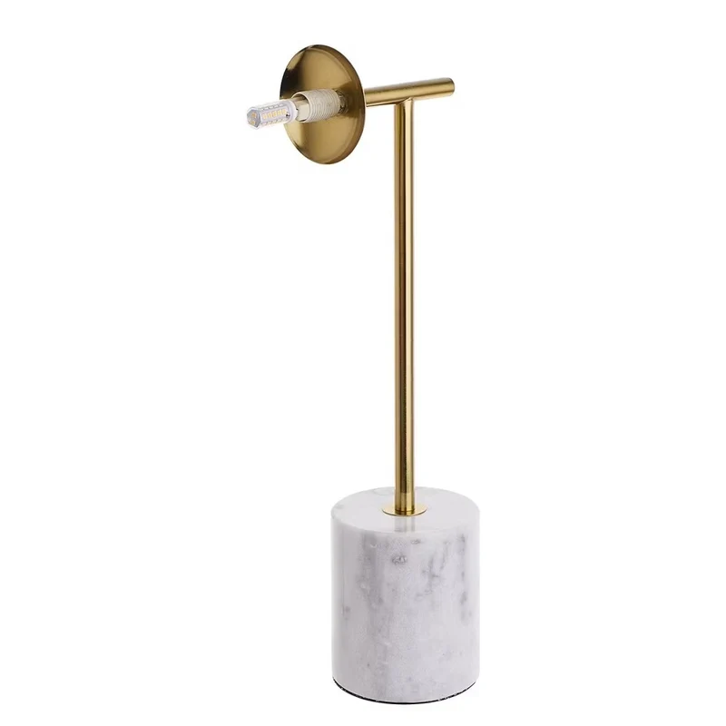 LUNA Tischleuchte – Elegantes Design aus Marmor, Glas & Metall