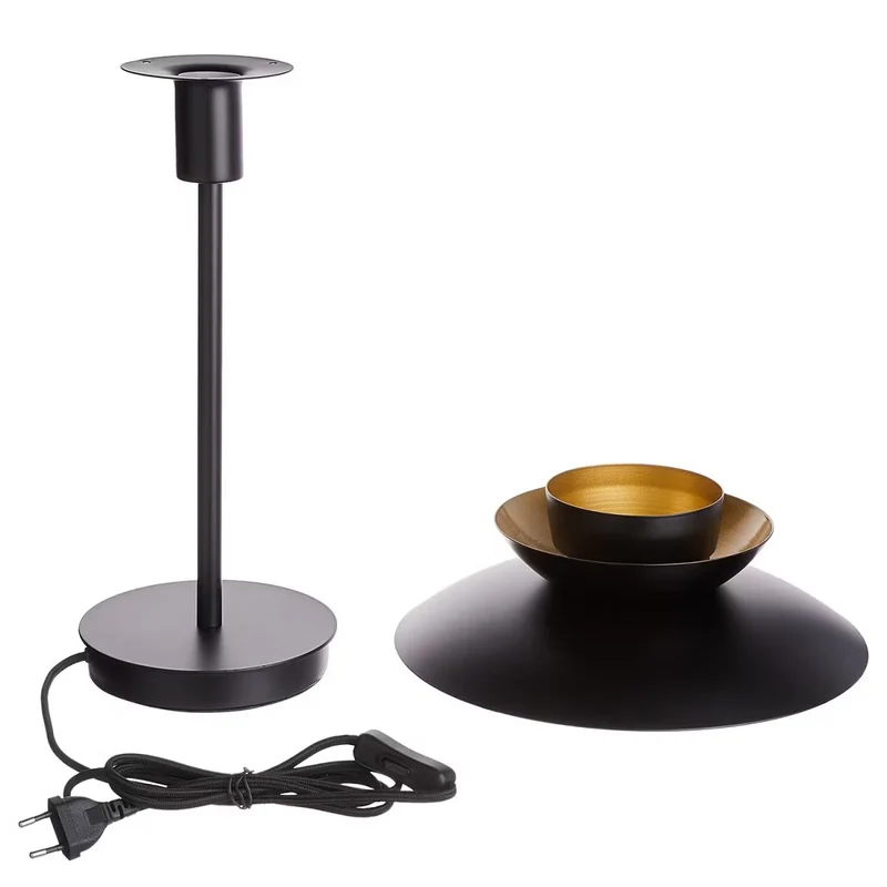 SINGAPUR Tischleuchte – Moderne Industrial Metall-Tischlampe