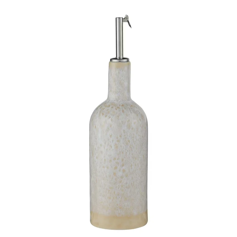 PORTIMAO Öl- & Essigflasche – Steinzeugflasche Mit Reaktiver Glasur Für Öl, Essig & Dressings