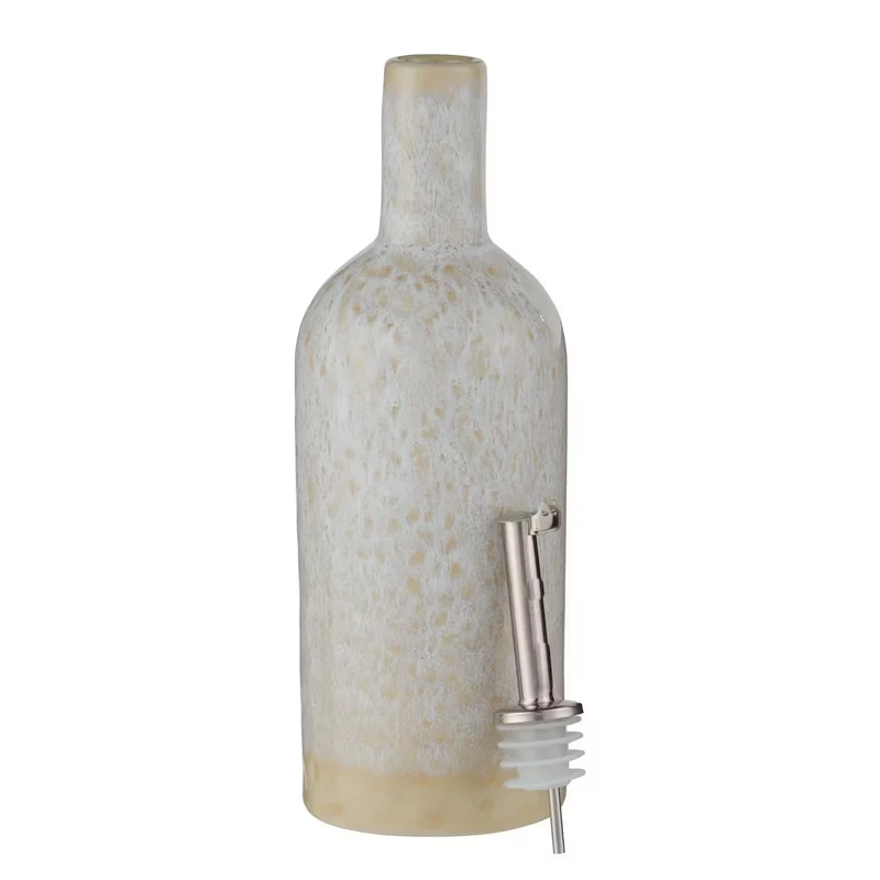 PORTIMAO Öl- & Essigflasche – Steinzeugflasche Mit Reaktiver Glasur Für Öl, Essig & Dressings