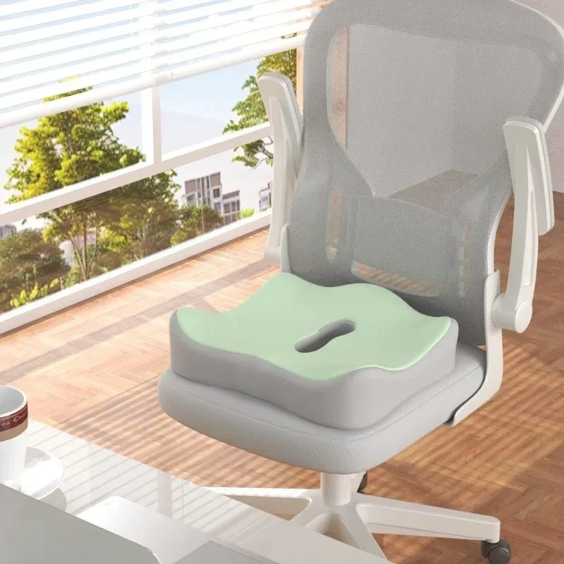 WORKEASE – Ergonomisches Memory-Schaum-Bürositzkissen für Haltungsunterstützung und Rückenkomfort