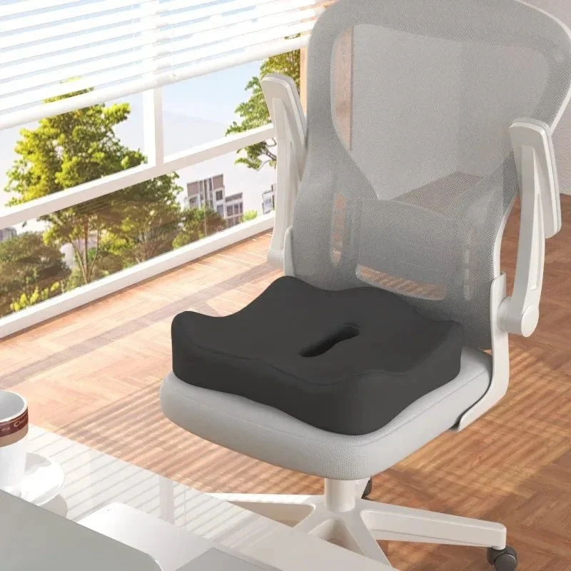 WORKEASE – Ergonomisches Memory-Schaum-Bürositzkissen für Haltungsunterstützung und Rückenkomfort
