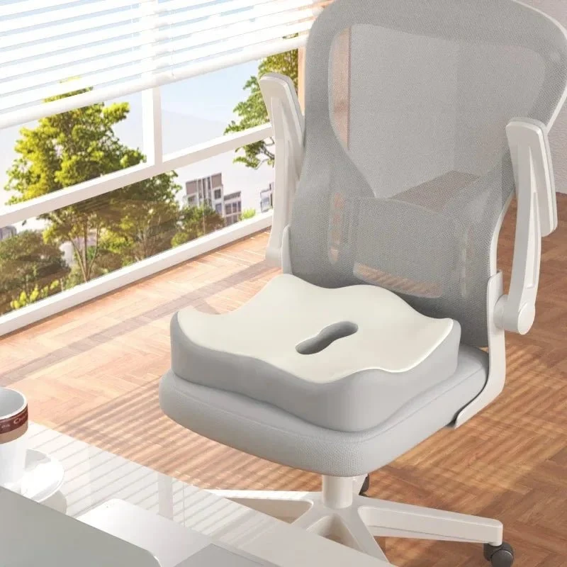 WORKEASE – Ergonomisches Memory-Schaum-Bürositzkissen für Haltungsunterstützung und Rückenkomfort