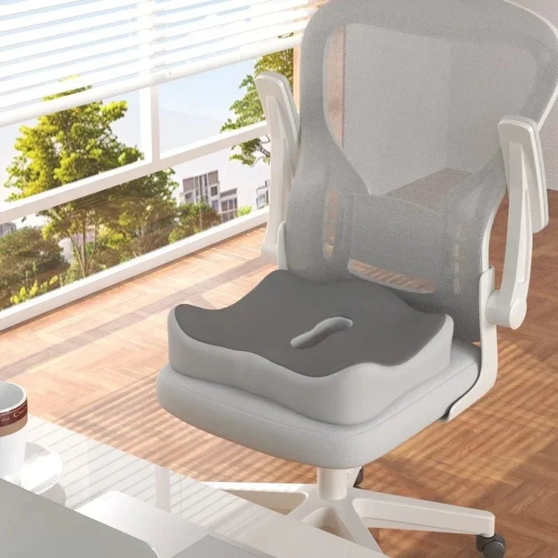 WORKEASE – Ergonomisches Memory-Schaum-Bürositzkissen für Haltungsunterstützung und Rückenkomfort