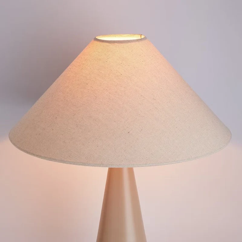 NEXO Tischleuchte – Minimalistische Tischlampe Mit Stoffschirm