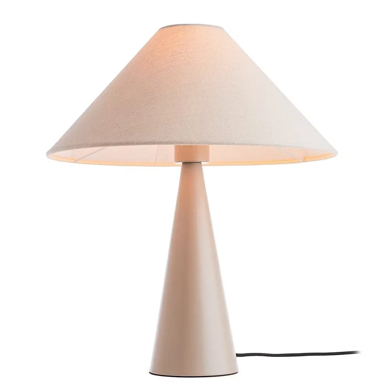 NEXO Tischleuchte – Minimalistische Tischlampe Mit Stoffschirm