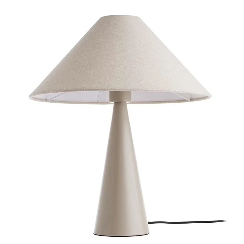 NEXO Tischleuchte – Minimalistische Tischlampe Mit Stoffschirm