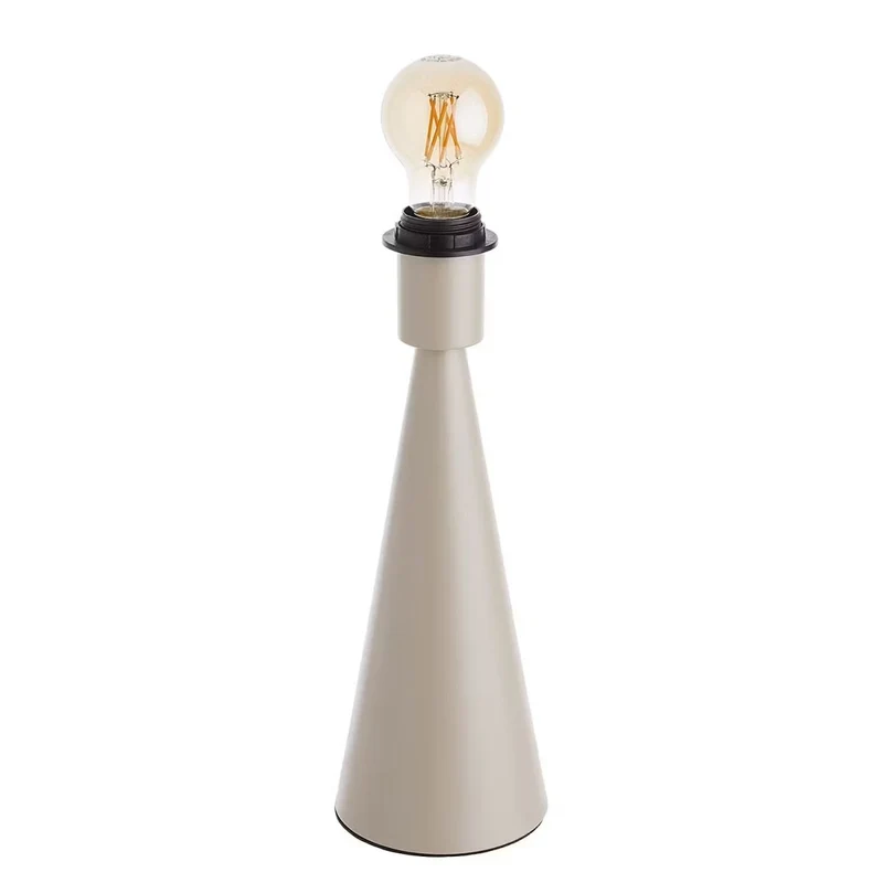 NEXO Tischleuchte – Minimalistische Tischlampe Mit Stoffschirm
