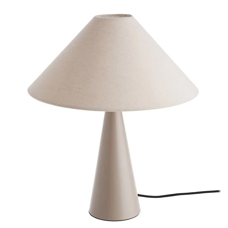 NEXO Tischleuchte – Minimalistische Tischlampe Mit Stoffschirm