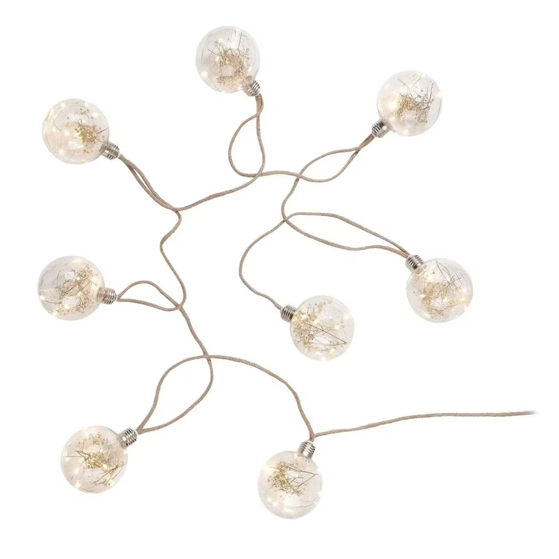 BULB LIGHTS LED-Lichterkette – Vintage Glühbirnen-Lichterkette Mit Warmem Licht