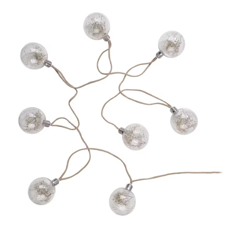 BULB LIGHTS LED-Lichterkette – Vintage Glühbirnen-Lichterkette Mit Warmem Licht