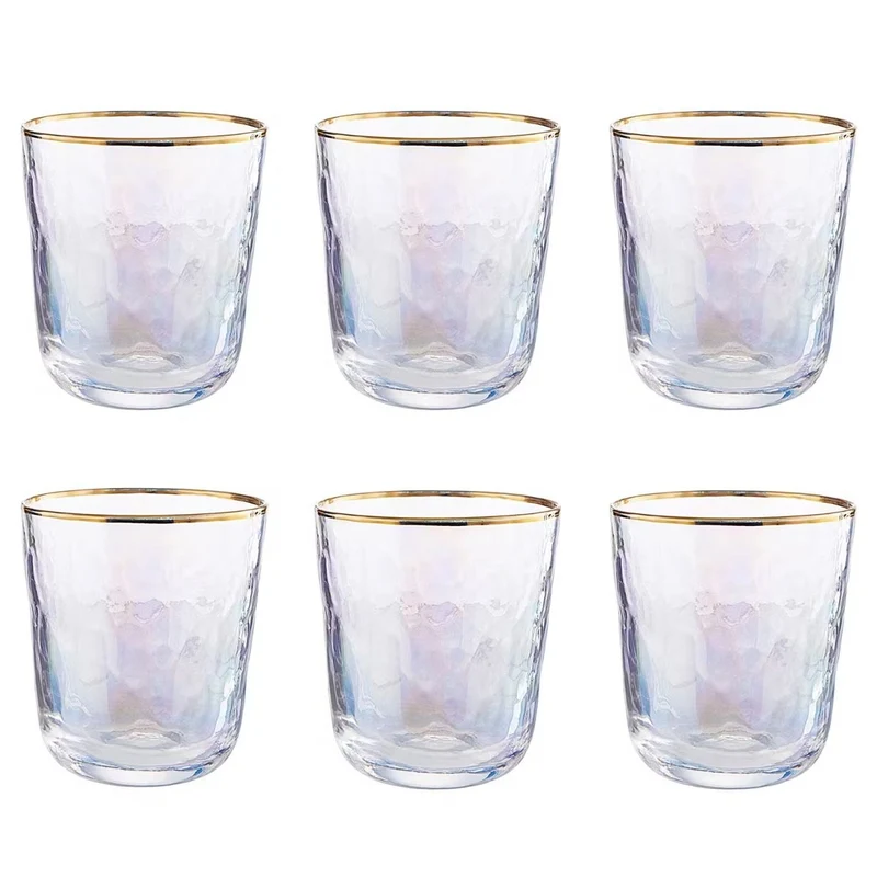 SMERALDA Trinkgläser 6er-Set – Elegante Smaragdgrüne Gläser Mit Strukturdesign