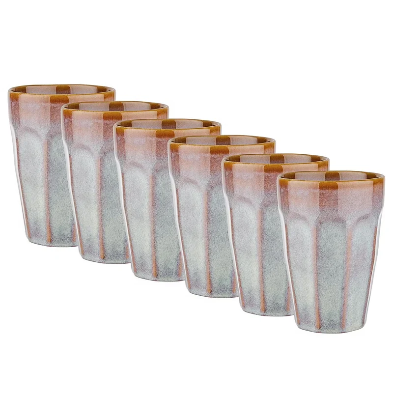 BERGAMO Latte Macchiato Tasse 6er-Set – Glasbecher Für Kaffee-Spezialitäten