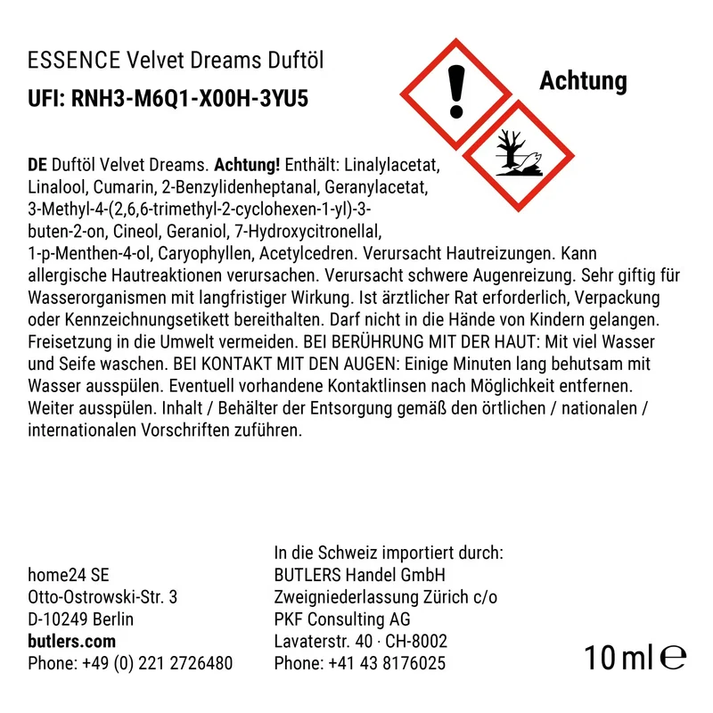 ESSENCE Duftöl Velvet Dreams – Sinnlich-warmer Raumduft für Duftlampen & Potpourri