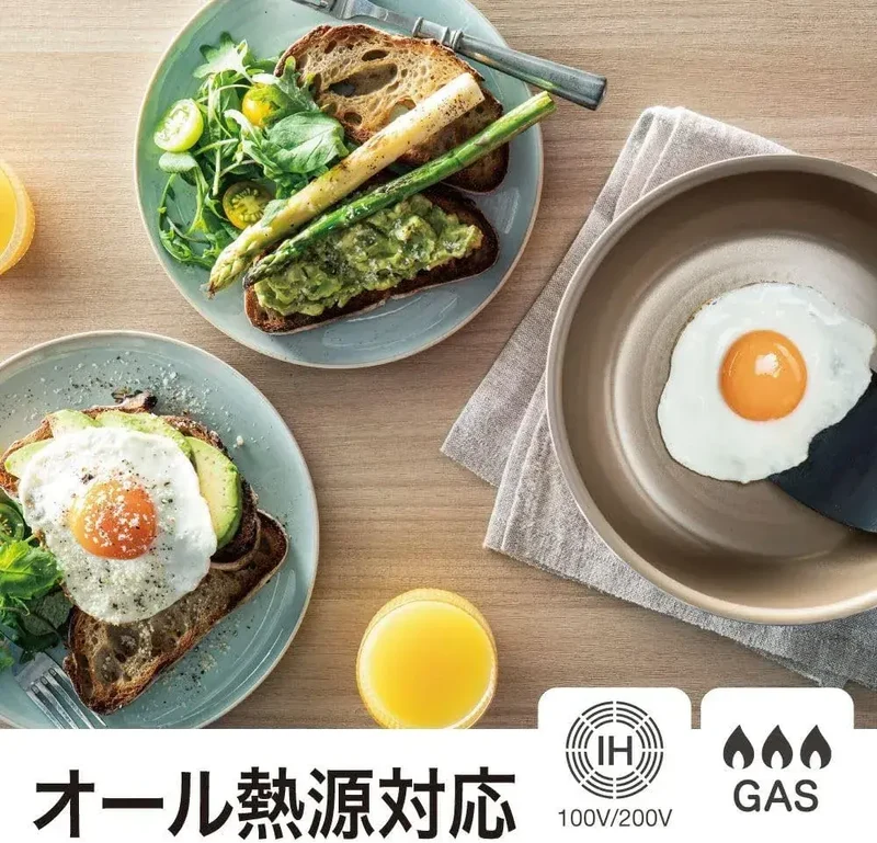 Doshisha Evercook Featherlight Frying Pan - Induction & Gas Ready