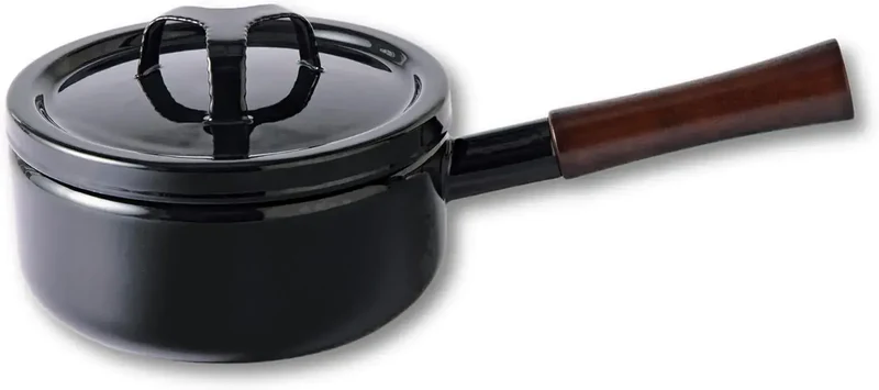 Takumi Japan Enameled Cast Iron Pot, Dual-Handle, 3L IH Compatible