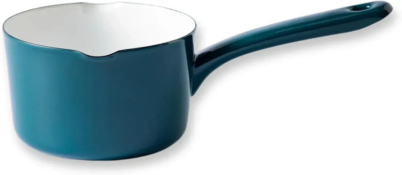 Takumi Japan Enameled Cast Iron Pot, Dual-Handle, 3L IH Compatible