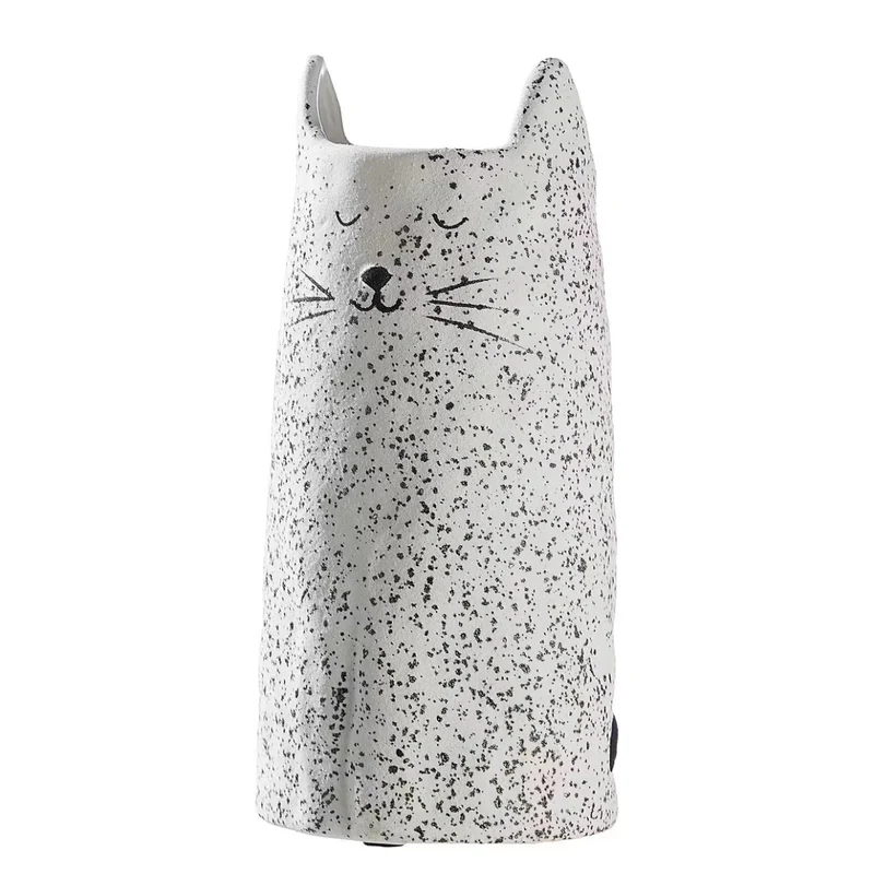 GATO Katzenvase – Verspielte Steingutvase Für Katzenliebhaber