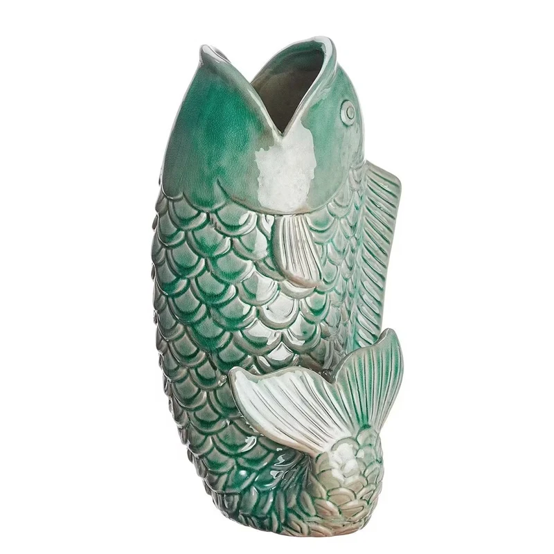 KOI Vase – Dekorative Fischvase aus Steingut
