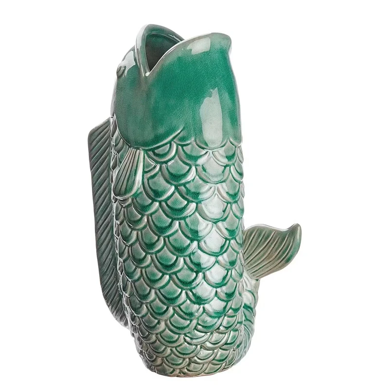 KOI Vase – Dekorative Fischvase aus Steingut