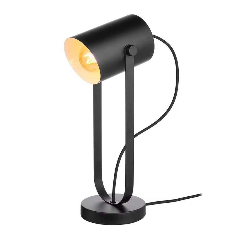 ON STAGE Schreibtischlampe – Verstellbare Metall-Tischlampe im Spot-Design
