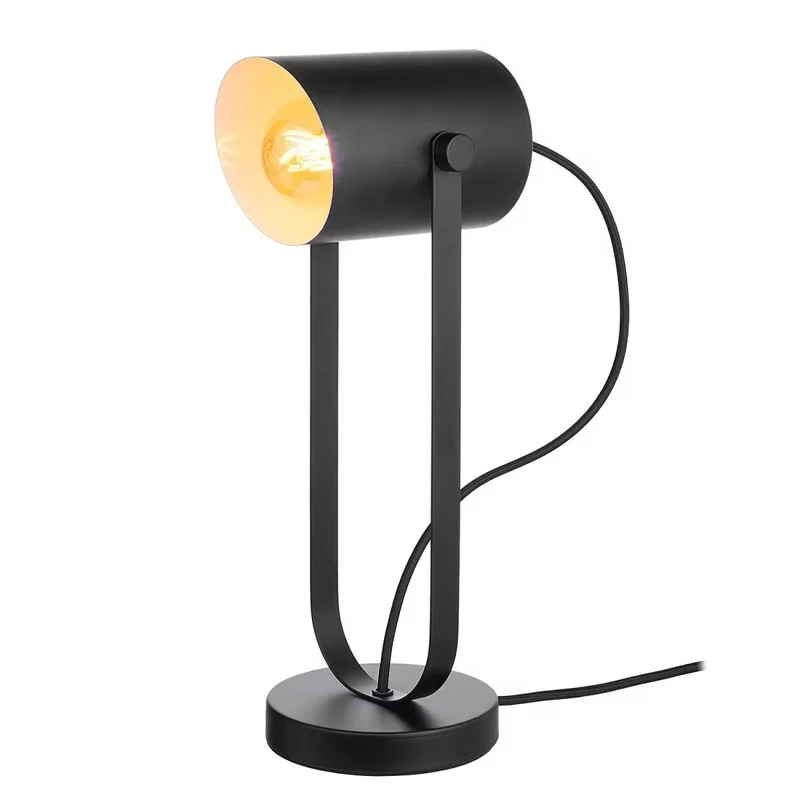 ON STAGE Schreibtischlampe – Verstellbare Metall-Tischlampe im Spot-Design