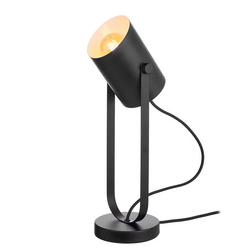 ON STAGE Schreibtischlampe – Verstellbare Metall-Tischlampe im Spot-Design