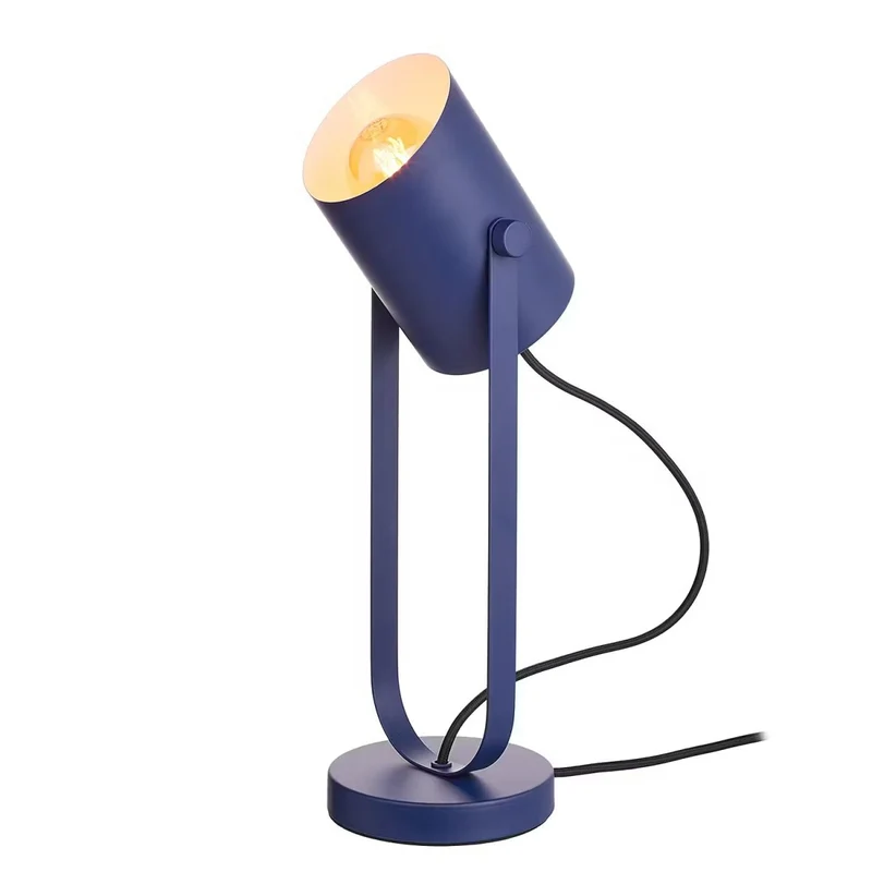 ON STAGE Schreibtischlampe – Verstellbare Metall-Tischlampe im Spot-Design