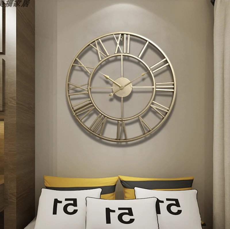 TEMPORIA – Skelett-Wanduhr Aus Schmiedeeisen 40 × 40 Cm Mit Leisem Uhrwerk