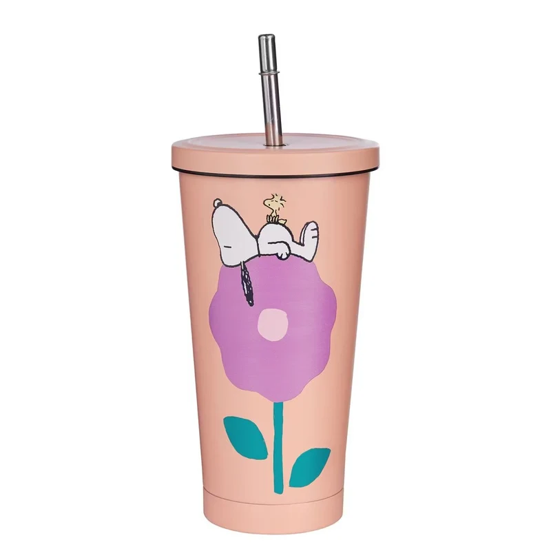 PEANUTS Trinkbecher – Edelstahl-Tumbler mit Snoopy-Motiv