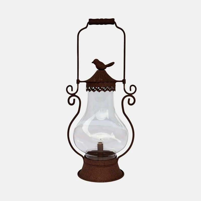 BRISANNE LED-Laterne – Vintage Dekolicht mit warmem nostalgischem Glanz