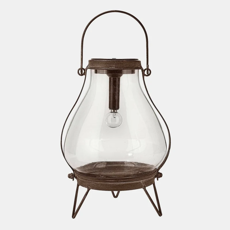 SCARRON Solar-Laterne – Vintage Solarlicht für stimmungsvolle Gartenbeleuchtung