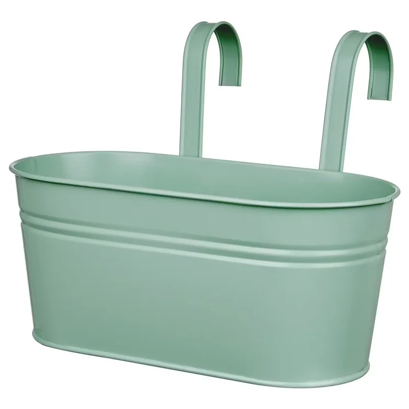 VZINC Hängetopf – Wetterfester Pflanzkasten aus Zink für Balkon und Geländer