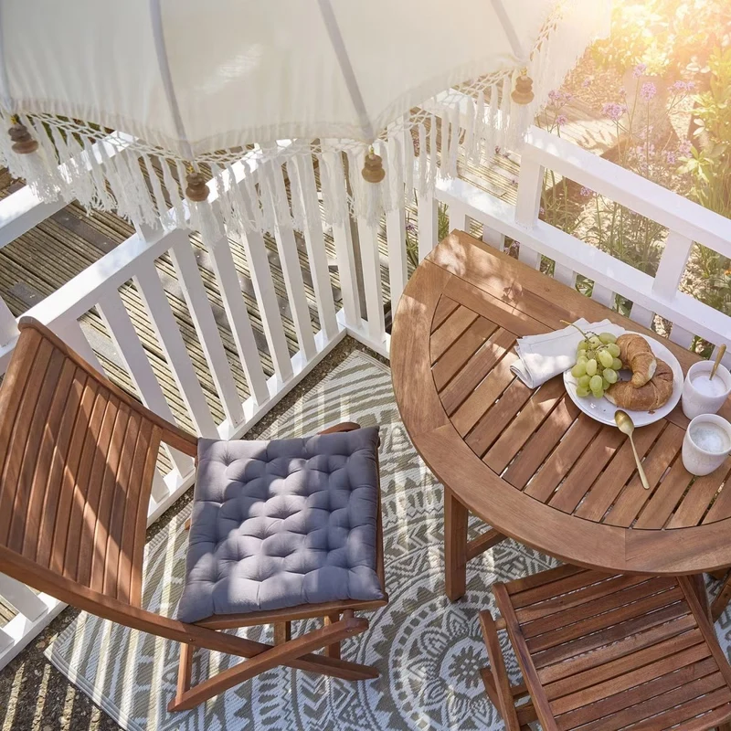 SOMERSET Gartenstuhl 2er-Set – Klappbare Gartenstühle aus FSC®-Akazienholz