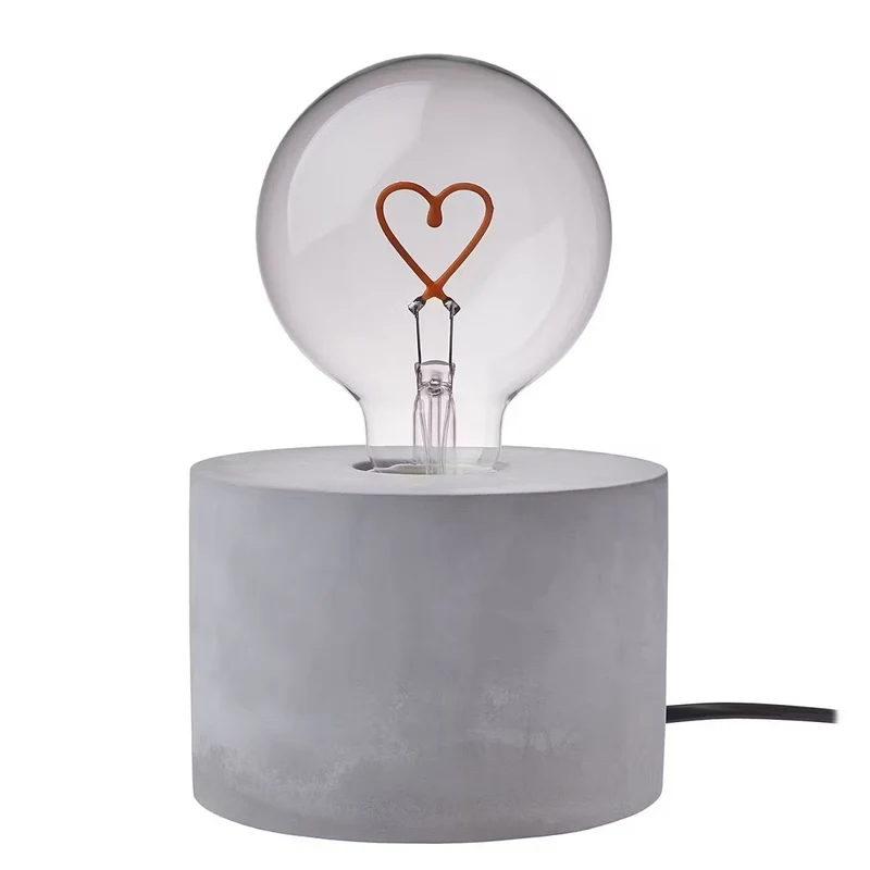 BRIGHT LIGHT Heart LED-Leuchtmittel – Dekorative LED-Lampe Mit Leuchtendem Herzmotiv