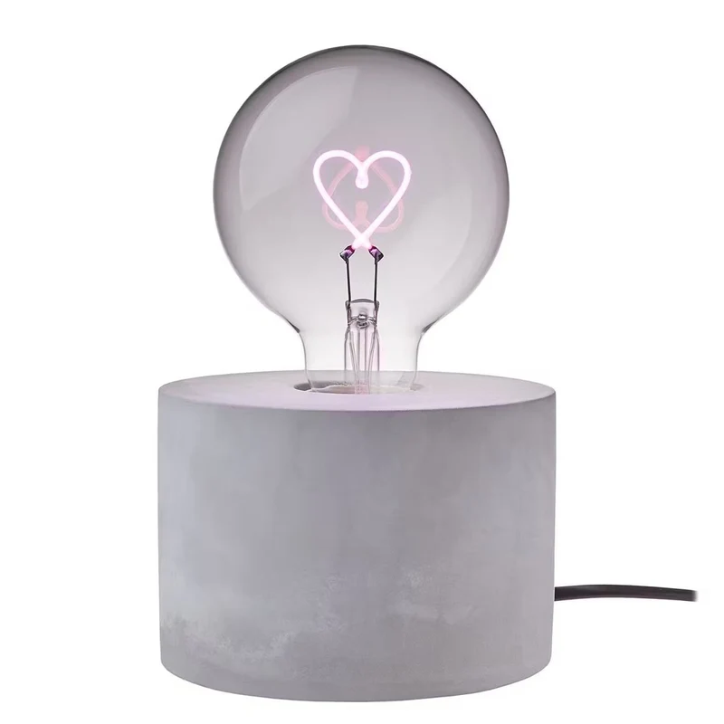 BRIGHT LIGHT Heart LED-Leuchtmittel – Dekorative LED-Lampe Mit Leuchtendem Herzmotiv