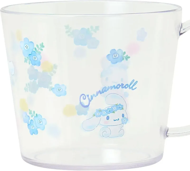 Sanrio Cinnamoroll See-through Beverage Mug 4.9x3.5x3.1 in