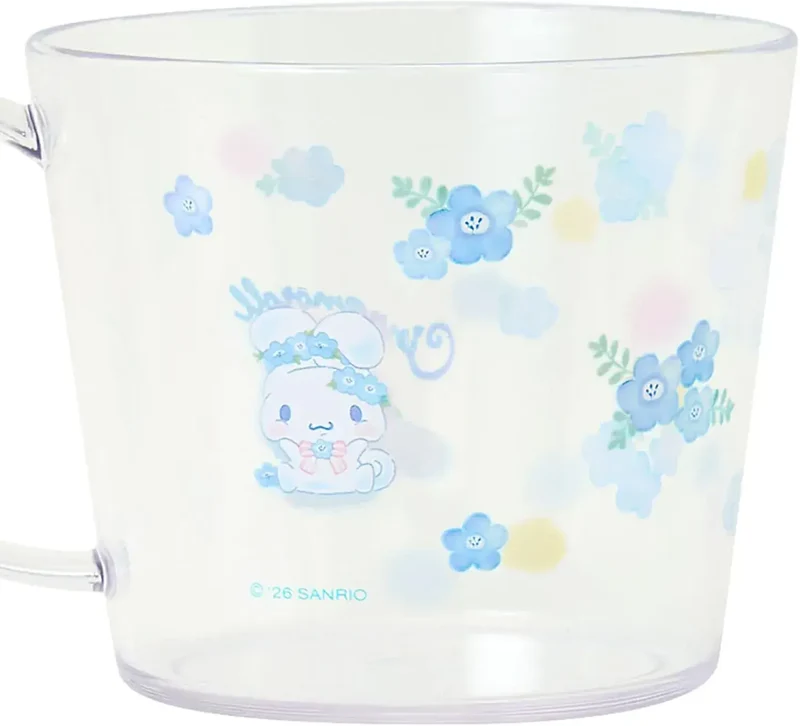 Sanrio Cinnamoroll See-through Beverage Mug 4.9x3.5x3.1 in