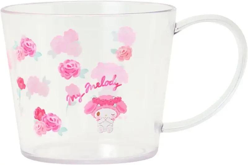 Sanrio Cinnamoroll See-through Beverage Mug 4.9x3.5x3.1 in