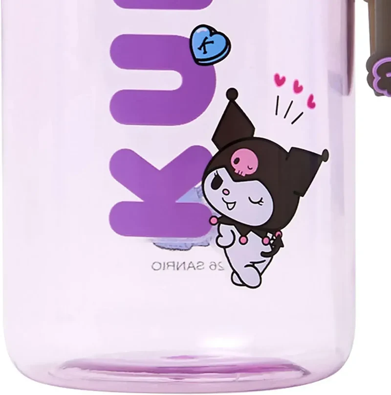 Sanrio Chromi Clear Water Bottle with Carrying Strap Cold Drinks